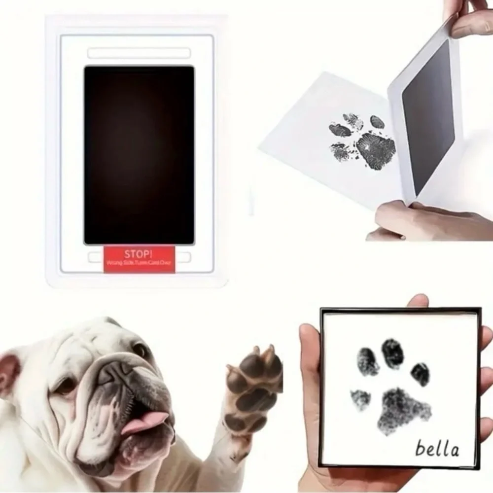 Finger/Pawprint Kit With Ink Pad and Paper Impression Sheets New in Packaging